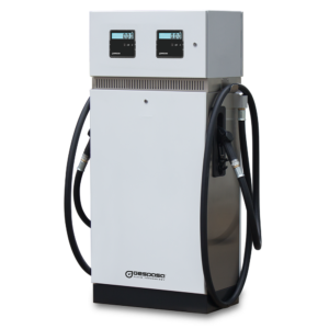 GESPASA STE-GED Double elektrisk dispenser med dobbel pumpe, digitalt display og høy kapasitet for industriell overføring av drivstoff.